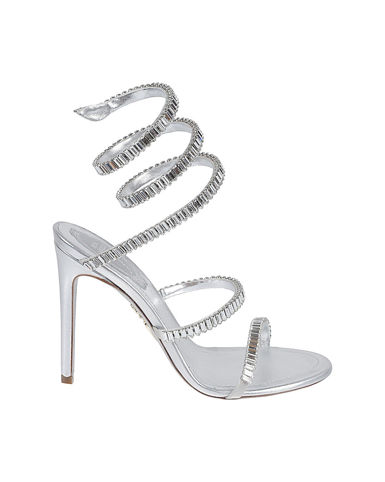 René Caovilla Silver Sandals Glam Steals