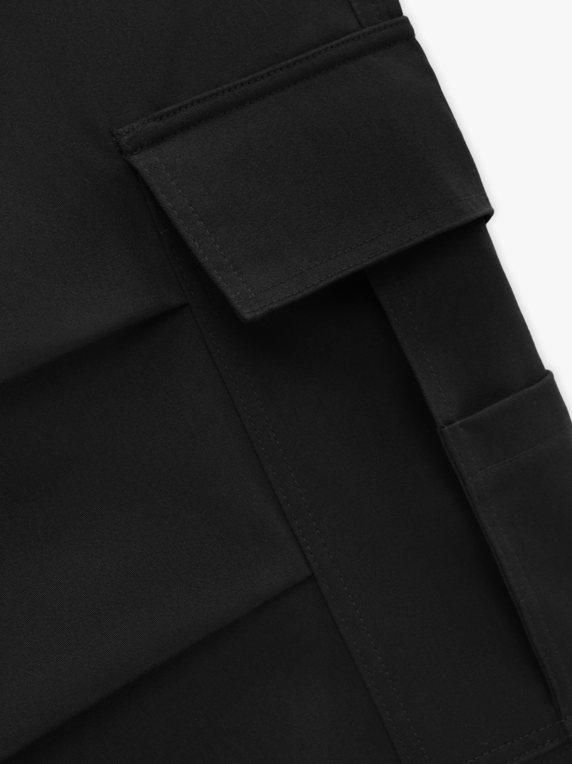 Rhude Black Cotton Cargo Pant Glam Steals
