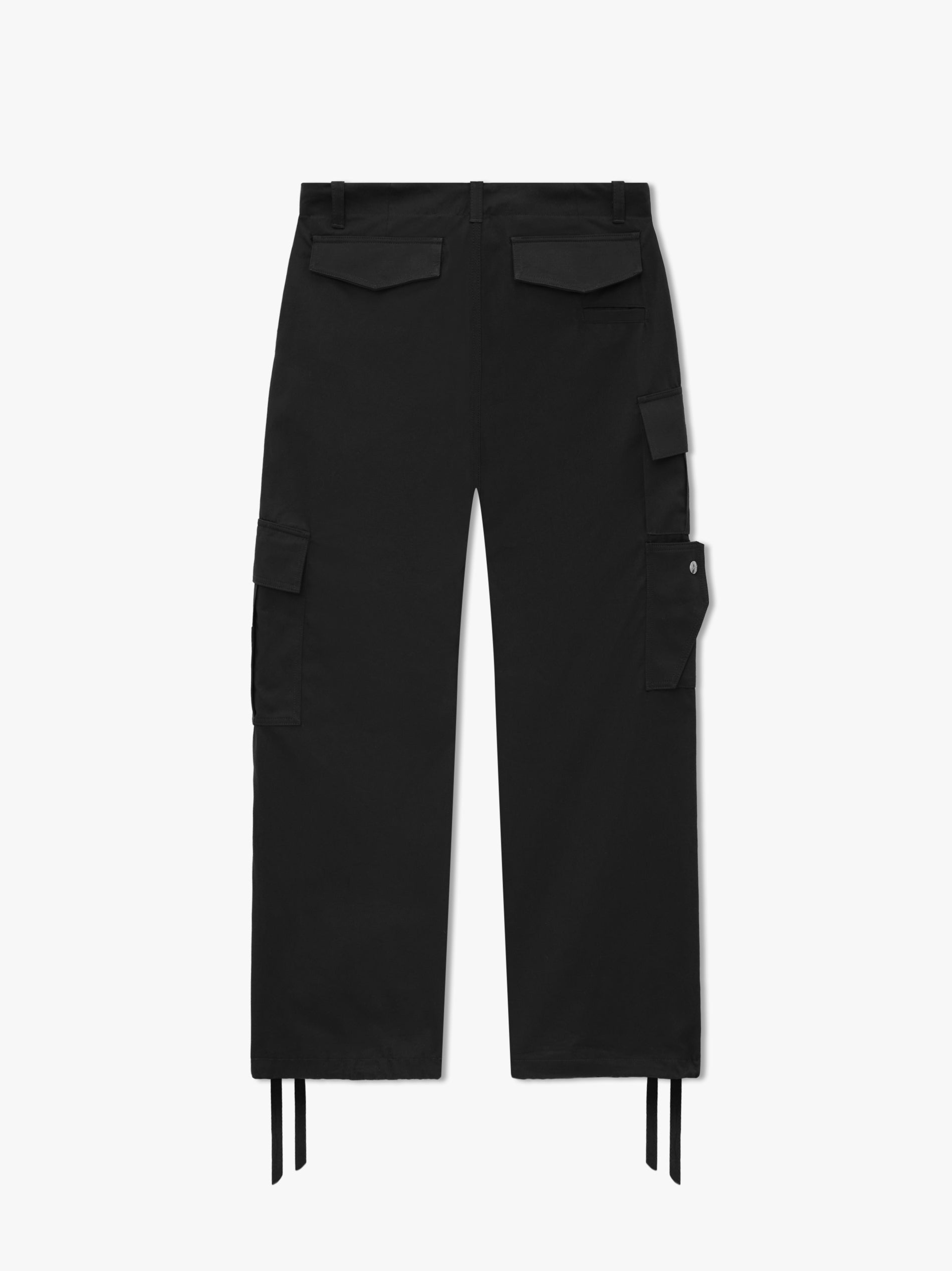 Rhude Black Cotton Cargo Pant Glam Steals