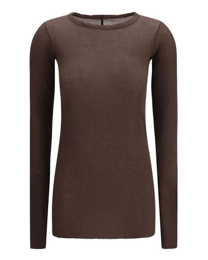 Rick Owens Brown Long Sleeved Tshirt