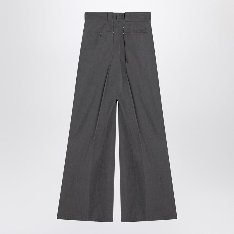 Maison Margiela Grey Charcoal Pleated Trouser