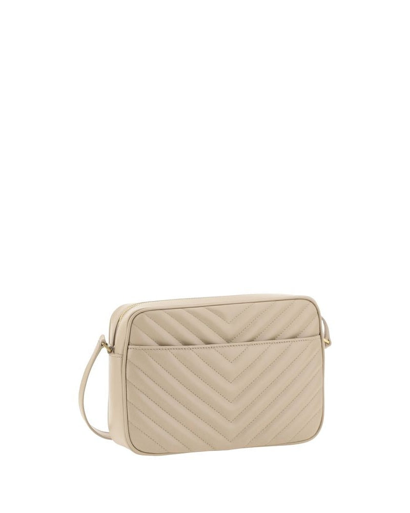 Saint Laurent Beige Calf Leather Bos Taurus Shoulder Bag