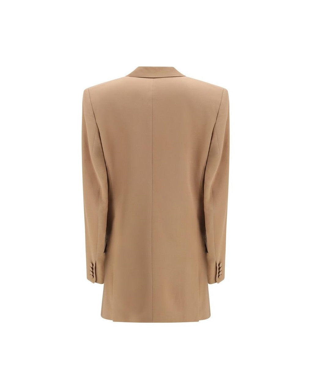 Saint Laurent Beige Silk Blazer Glam Steals