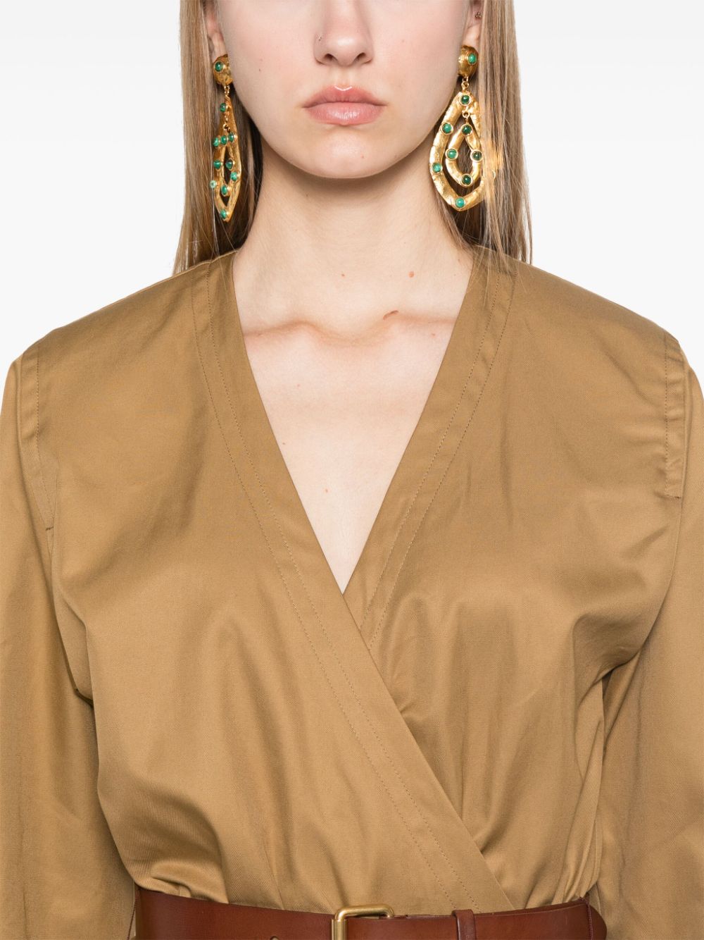 Saint Laurent Belted Dress Glam Steals