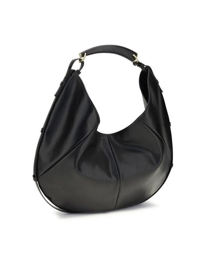 Saint Laurent Black Calf Leather Bos Taurus Shoulder Bag