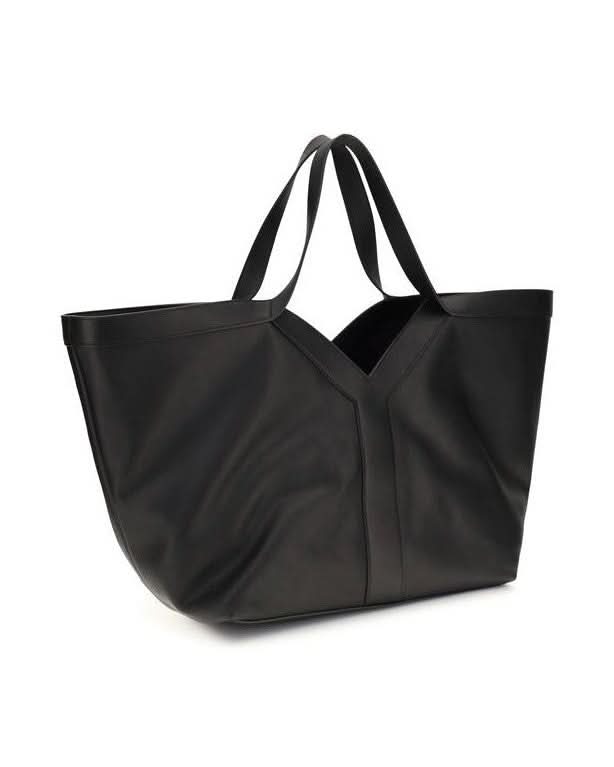 Saint Laurent Black Calf Leather Bos Taurus Shoulder Bag