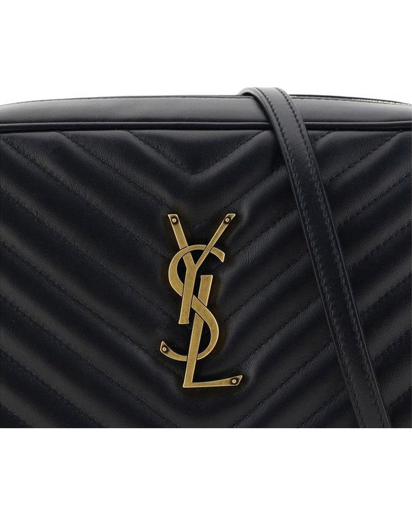 Saint Laurent Black Calf Leather Bos Taurus Shoulder Bag Glam Steals