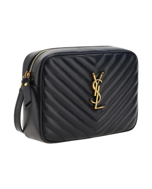 Saint Laurent Black Calf Leather Bos Taurus Shoulder Bag Glam Steals