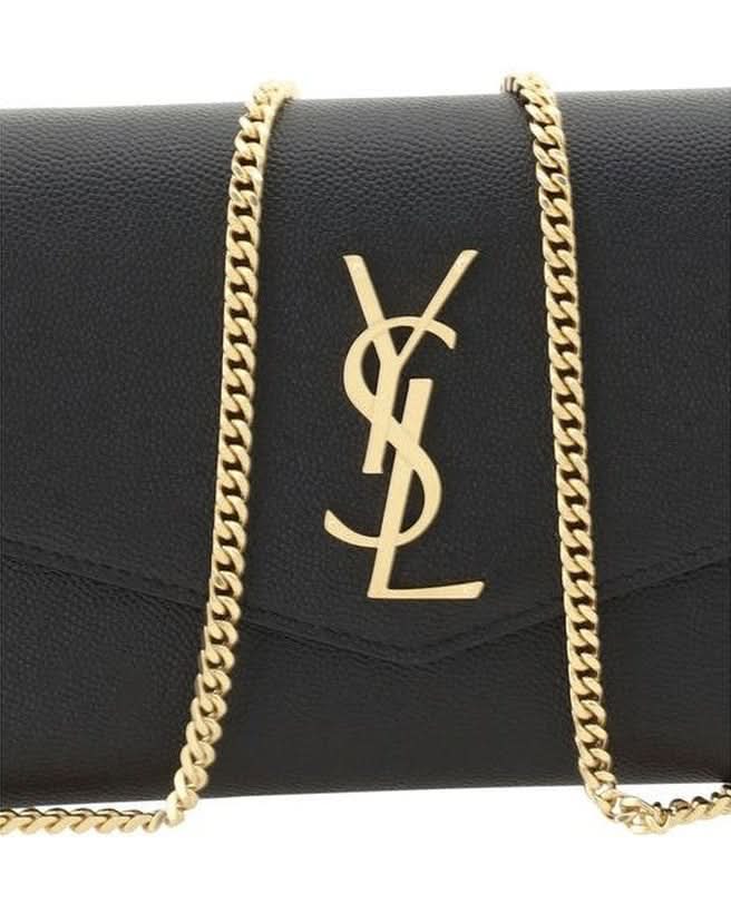 Saint Laurent Black Calf Leather Bos Taurus Shoulder Bag