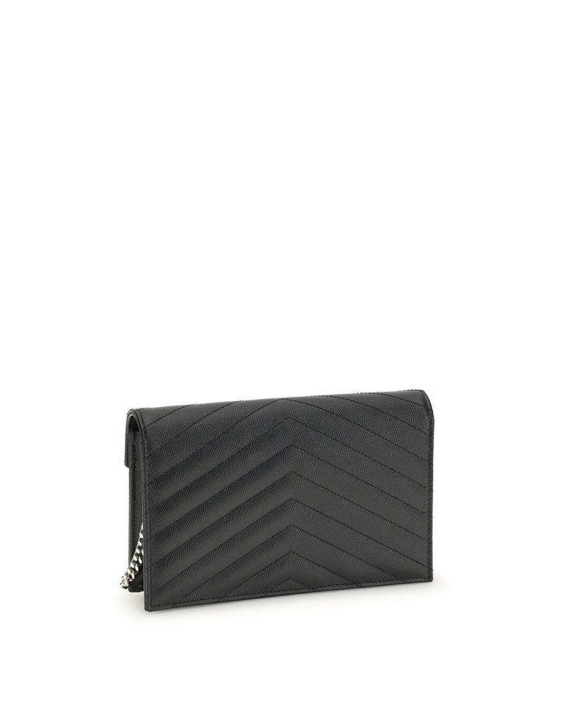 Saint Laurent Black Calf Leather Bos Taurus Wallet Glam Steals