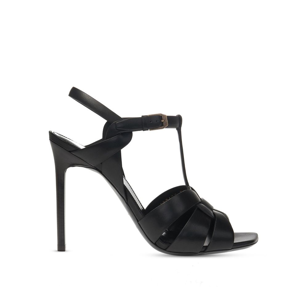Saint Laurent Black Calfskin Stiletto Heel Glam Steals
