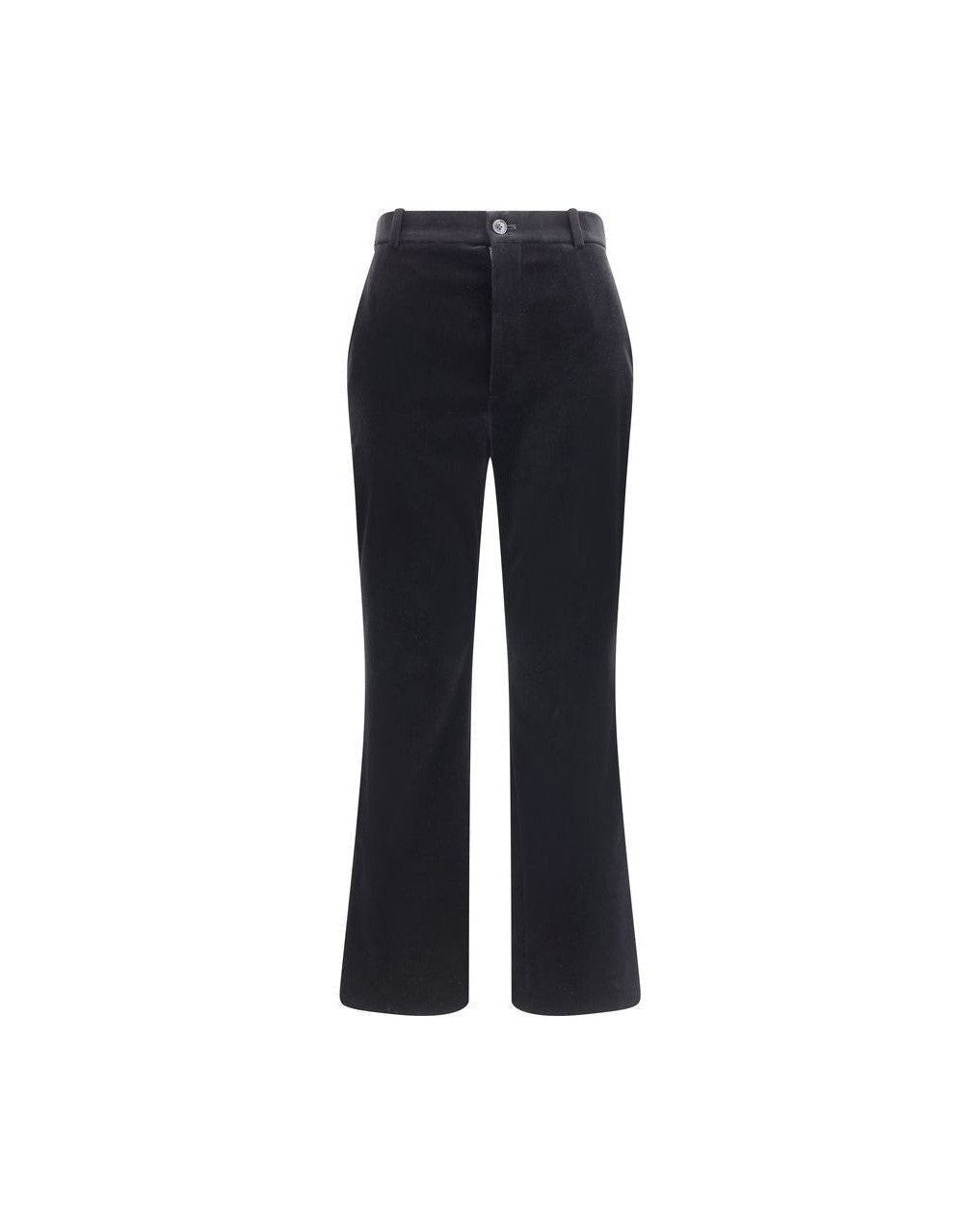 Saint Laurent Black Cotton Casual Pant Glam Steals