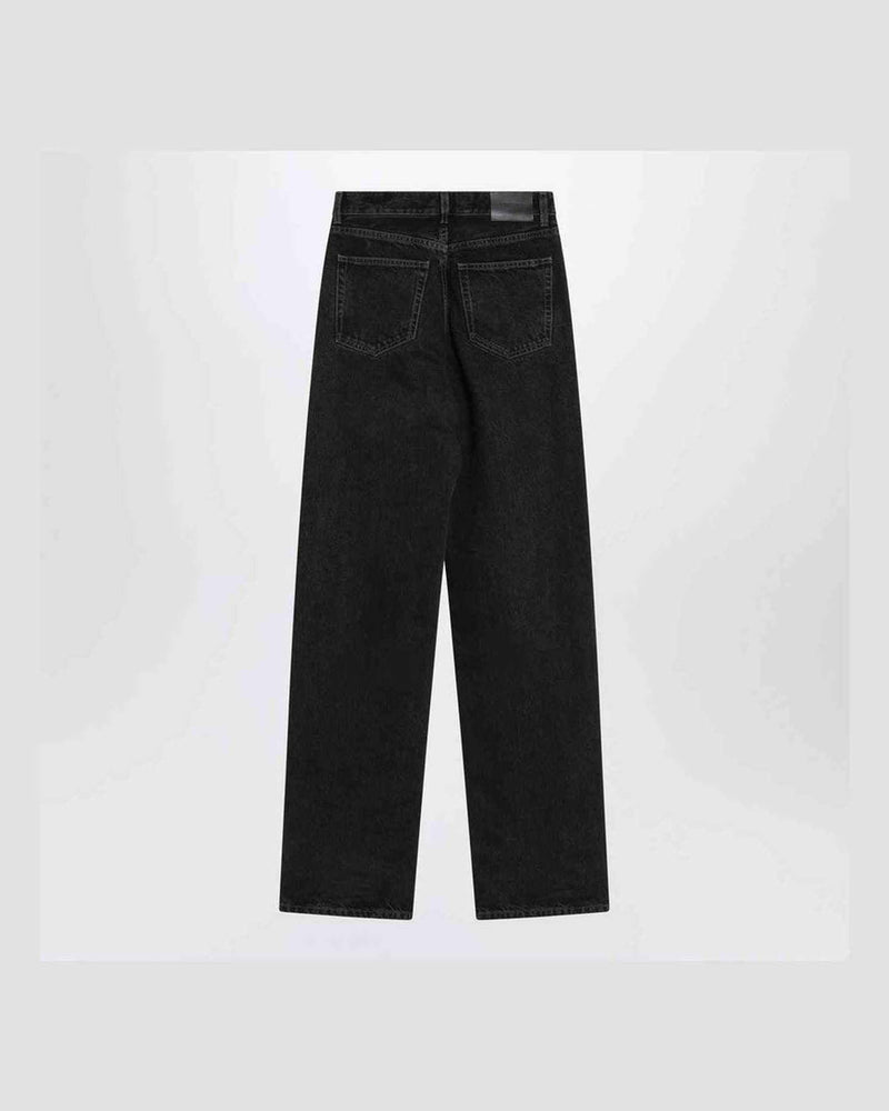 Saint Laurent Black Jeans with V Waist Glam Steals