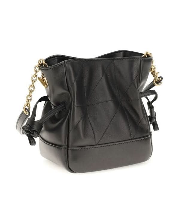Saint Laurent Black Lamb Ovis Aries Shoulder Bag