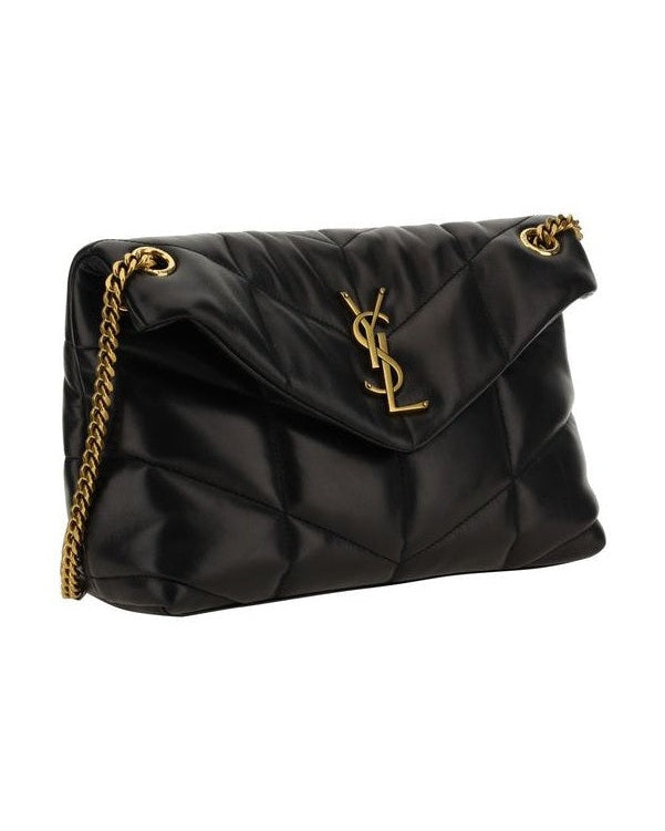 Saint Laurent Black Lamb Ovis Aries Shoulder Bag Glam Steals