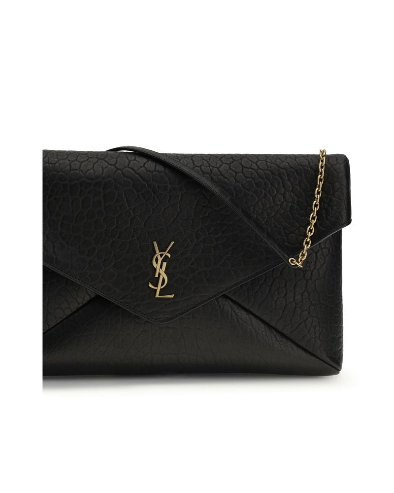 Saint Laurent Black Lamb Ovis Aries Shoulder Bag Glam Steals