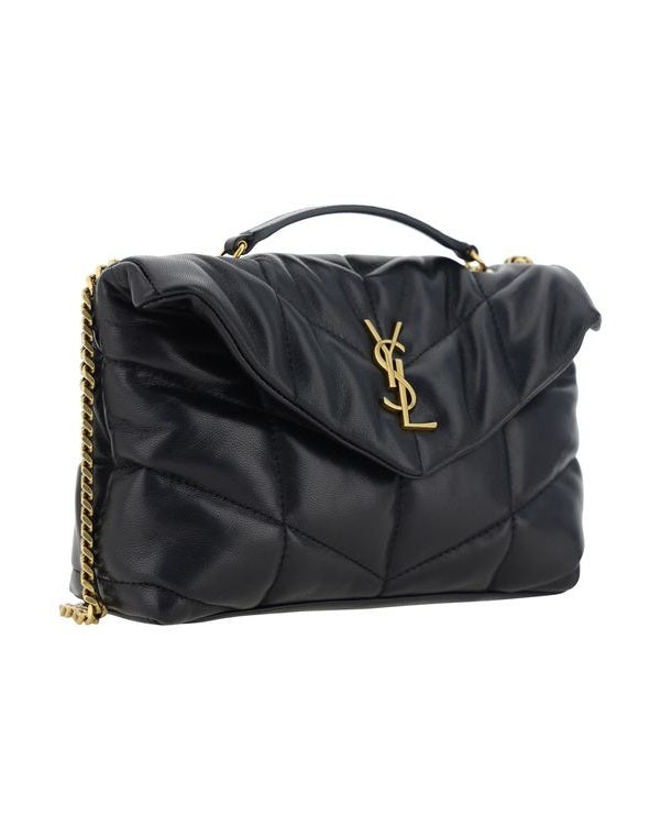 Saint Laurent Black Lamb Ovis Aries Shoulder Bag Glam Steals