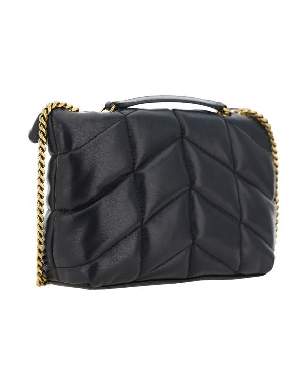 Saint Laurent Black Lamb Ovis Aries Shoulder Bag Glam Steals