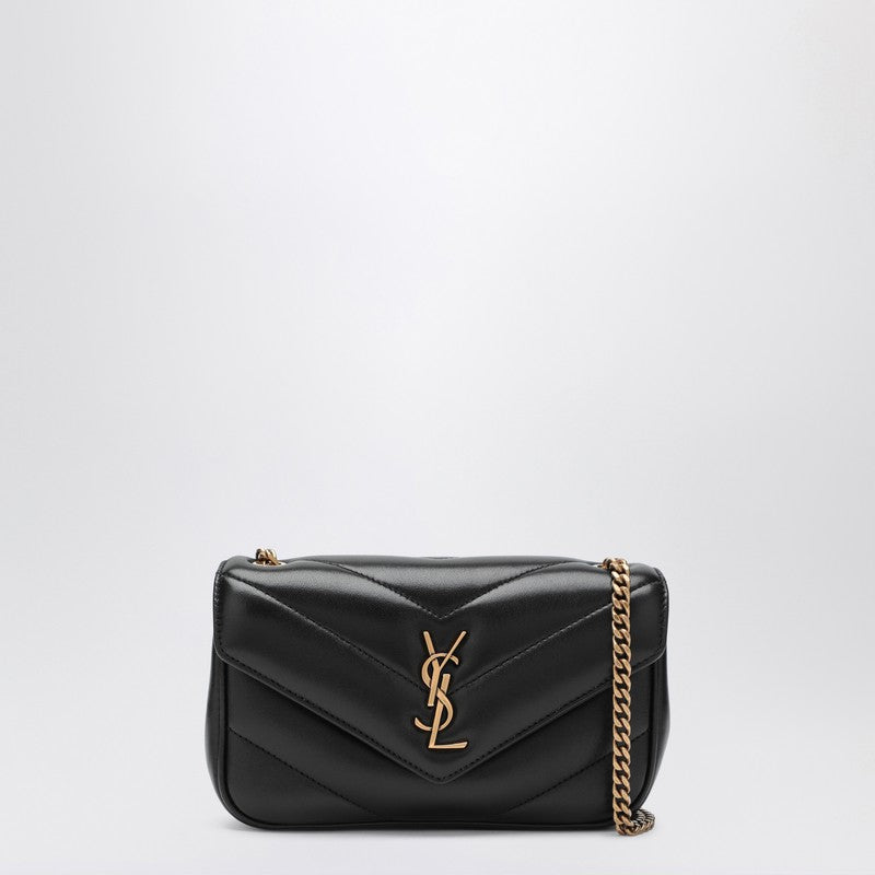 Saint Laurent Black Leather Loulou Mini Bag Glam Steals