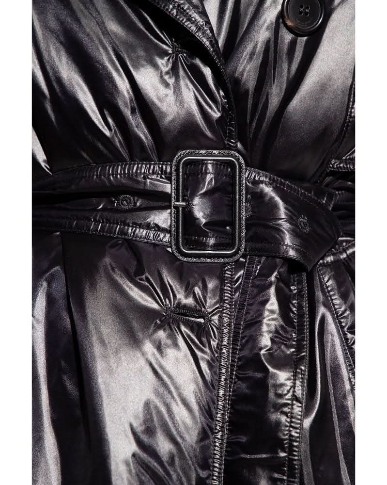 Saint Laurent Black Polyamide Coat