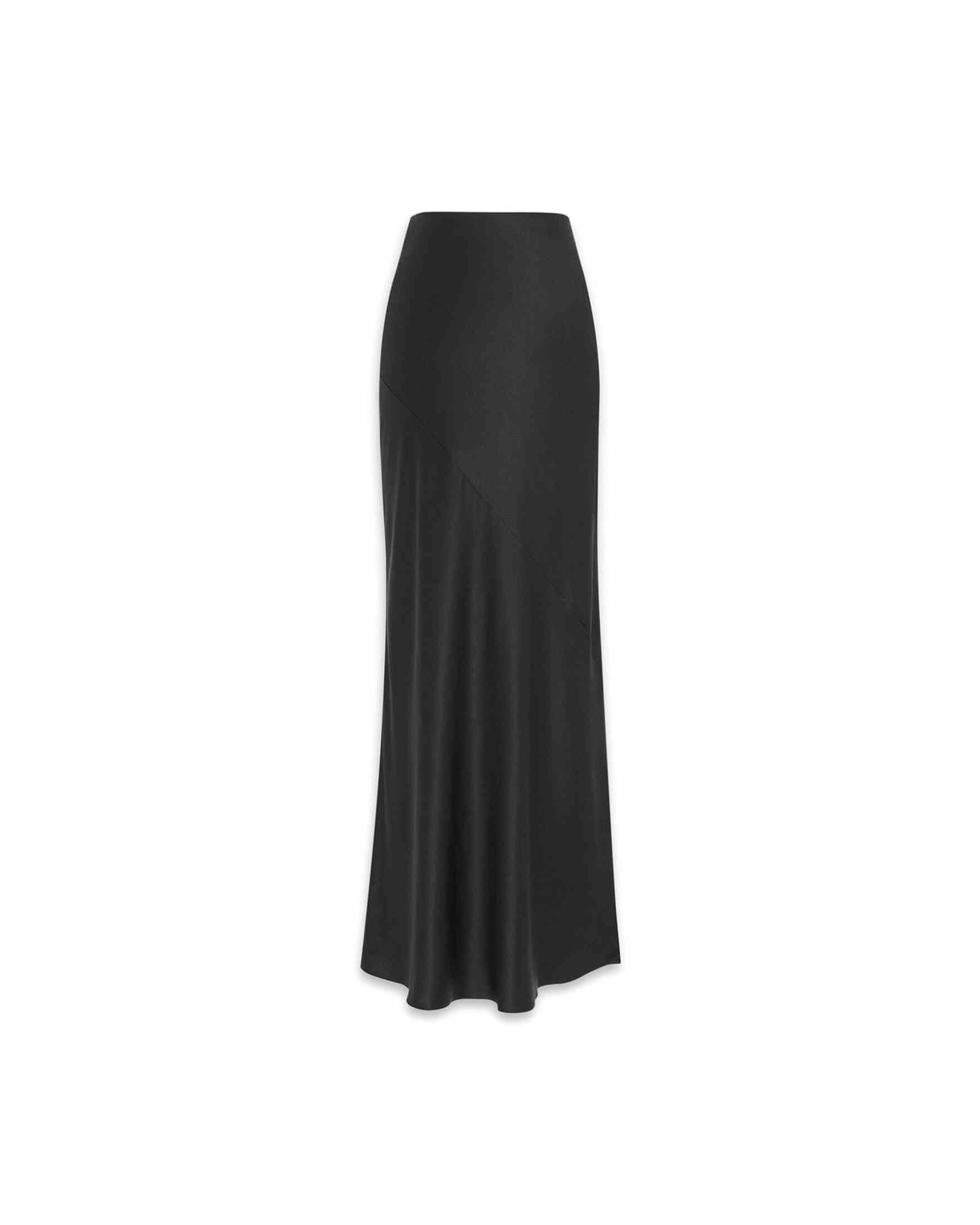 Saint Laurent Black Skirt Glam Steals