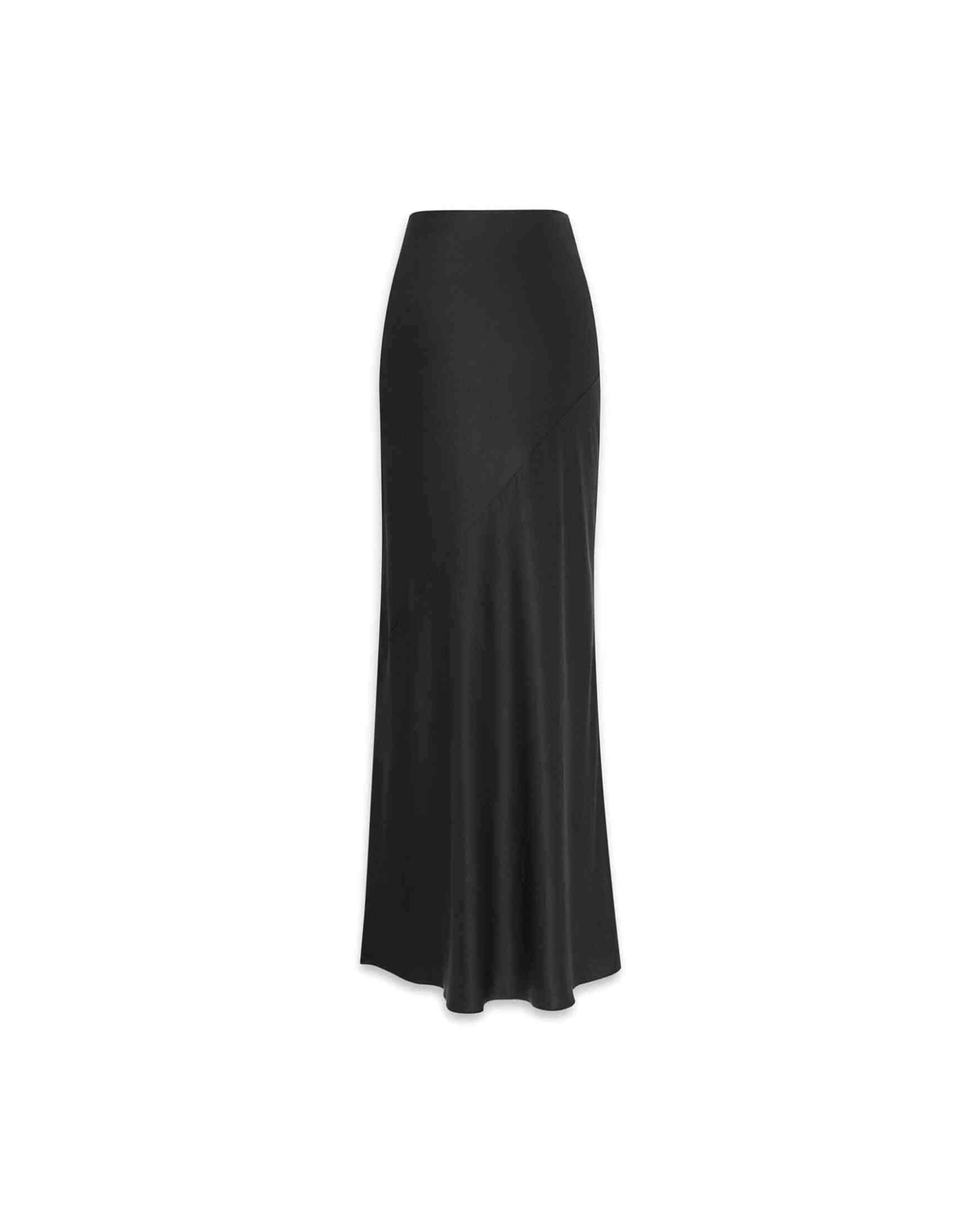 Saint Laurent Black Skirt Glam Steals