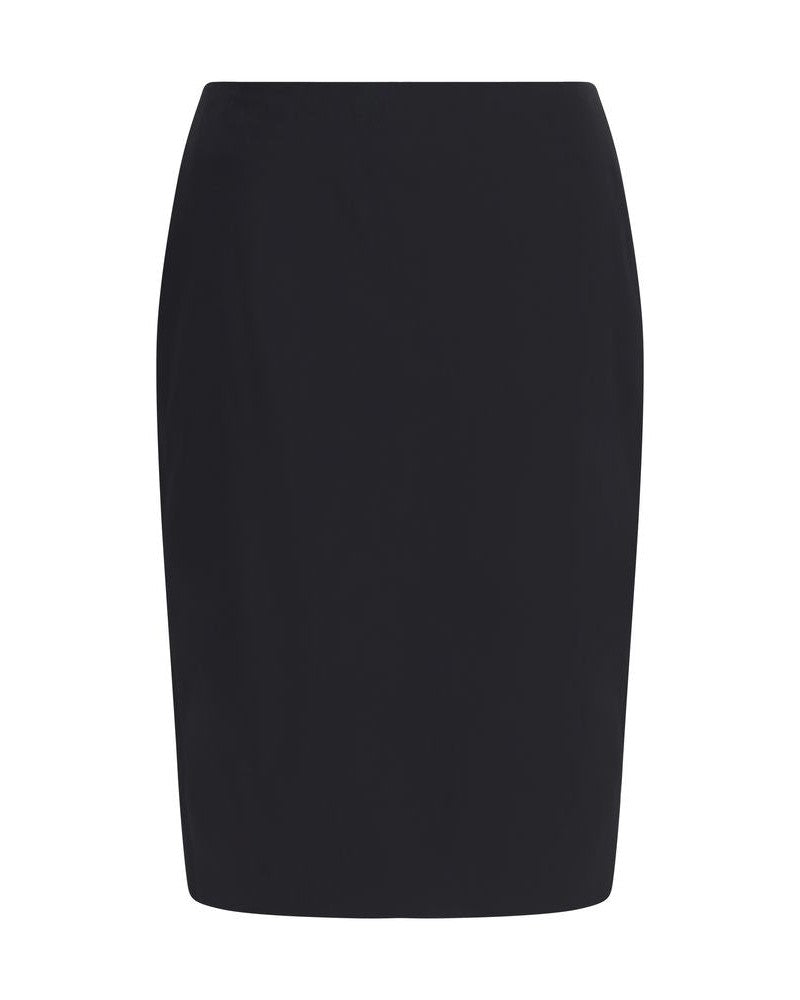 Saint Laurent Black Viscose Skirt Glam Steals