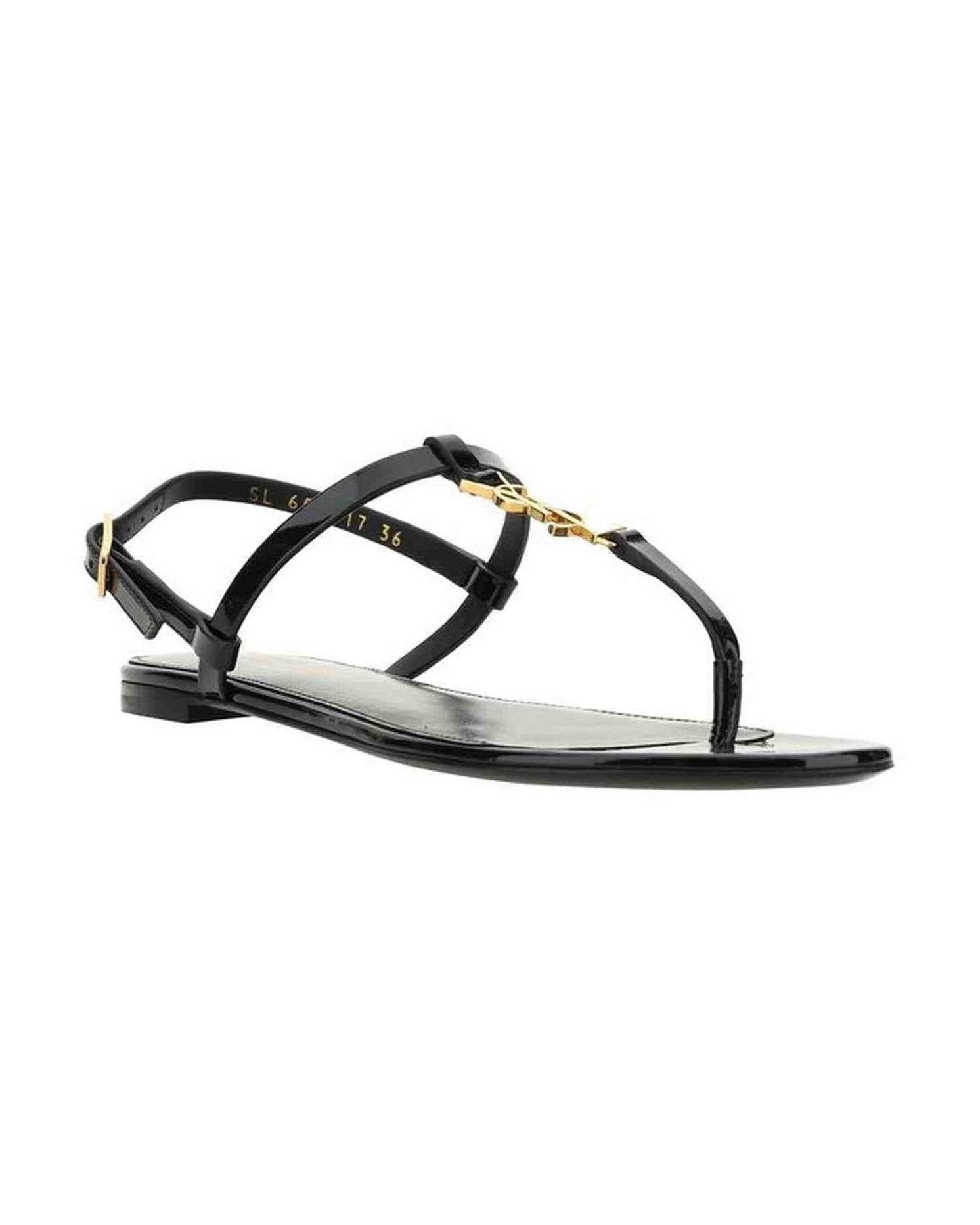 Saint Laurent Cassandra Sandals Glam Steals