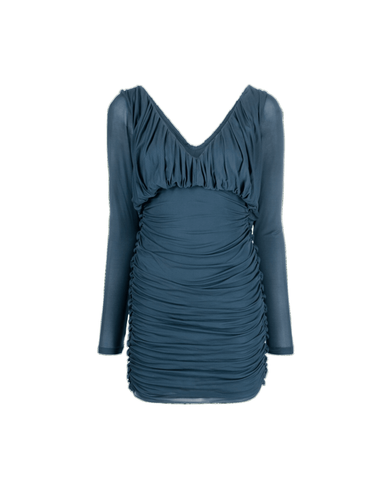 Saint Laurent Draped Mini Dress Glam Steals