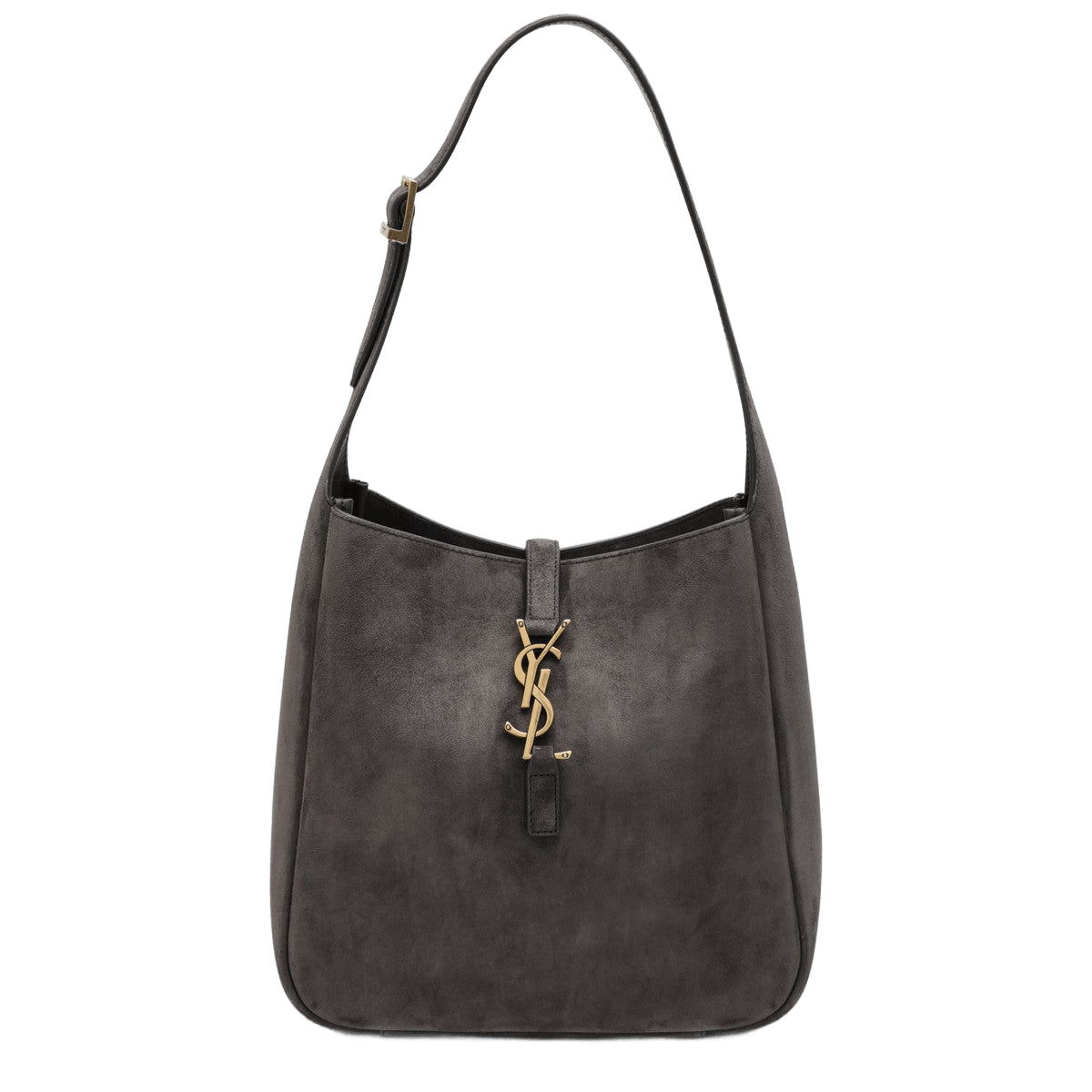 Saint Laurent Grey Suede Small Le 5 À 7 Bag Glam Steals