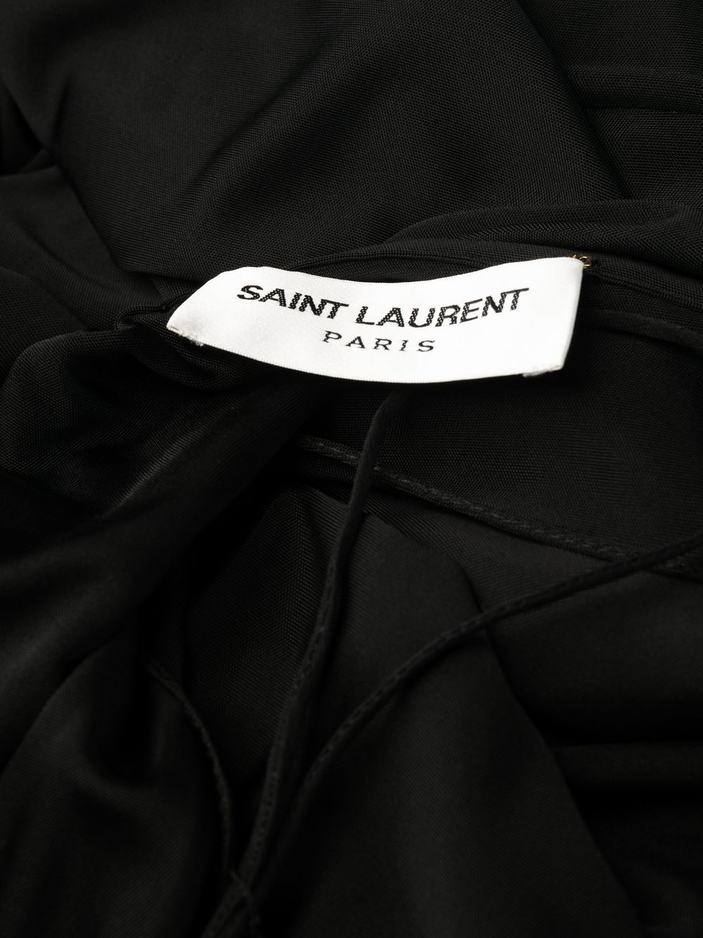 Saint Laurent Jersey Draped Sleeveless Dress Glam Steals