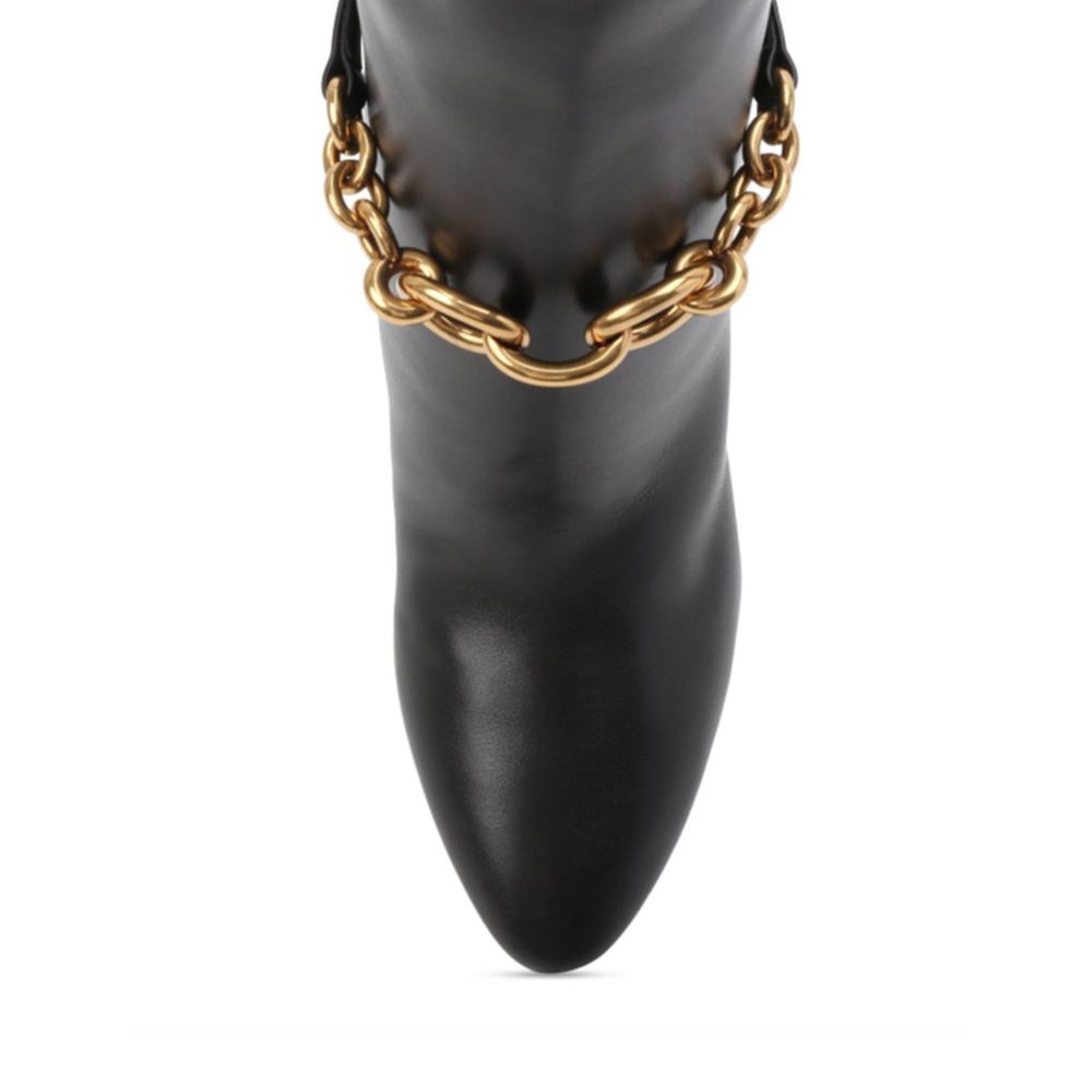 Saint Laurent Leather Boots Glam Steals