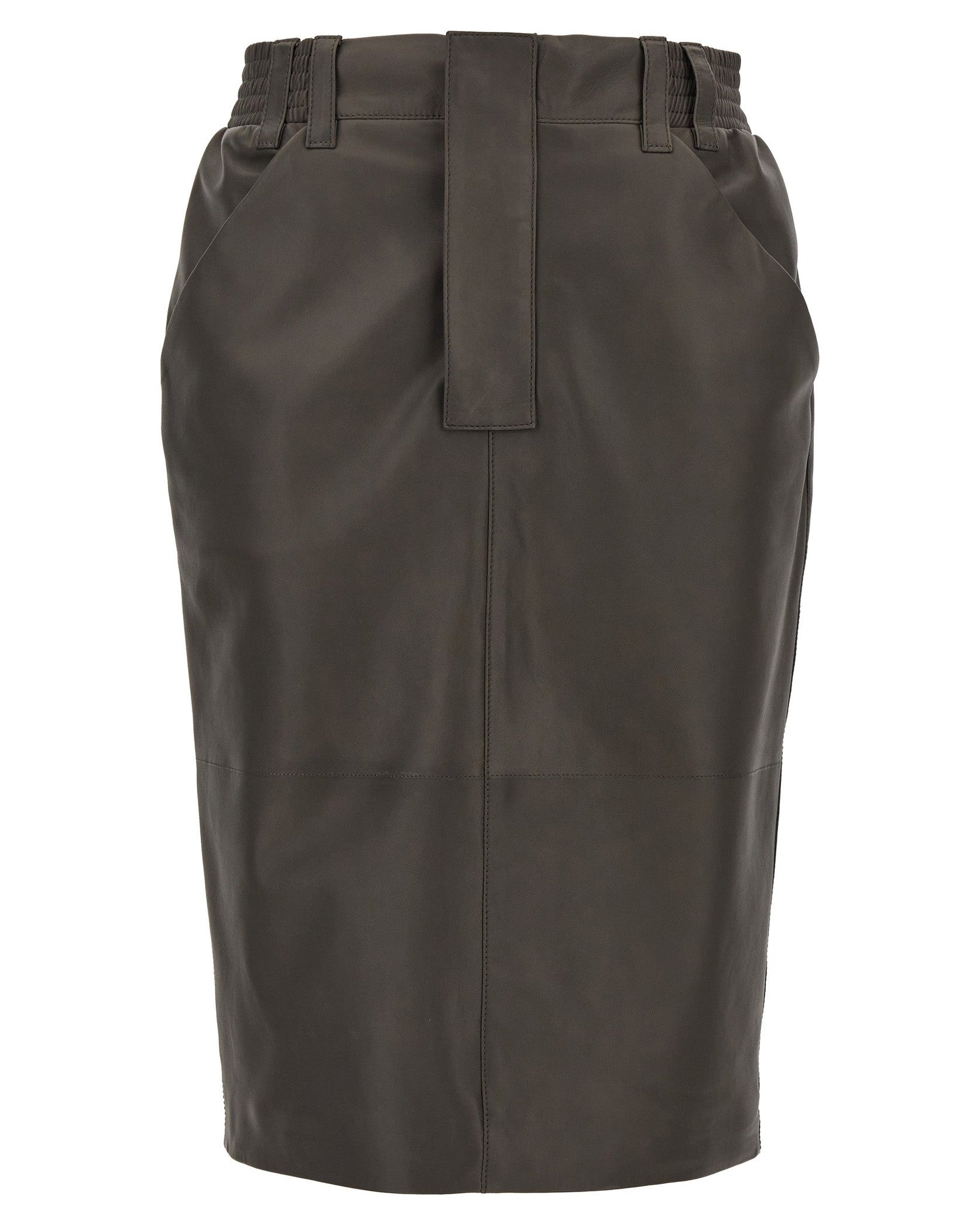 Saint Laurent Leather Skirt Glam Steals