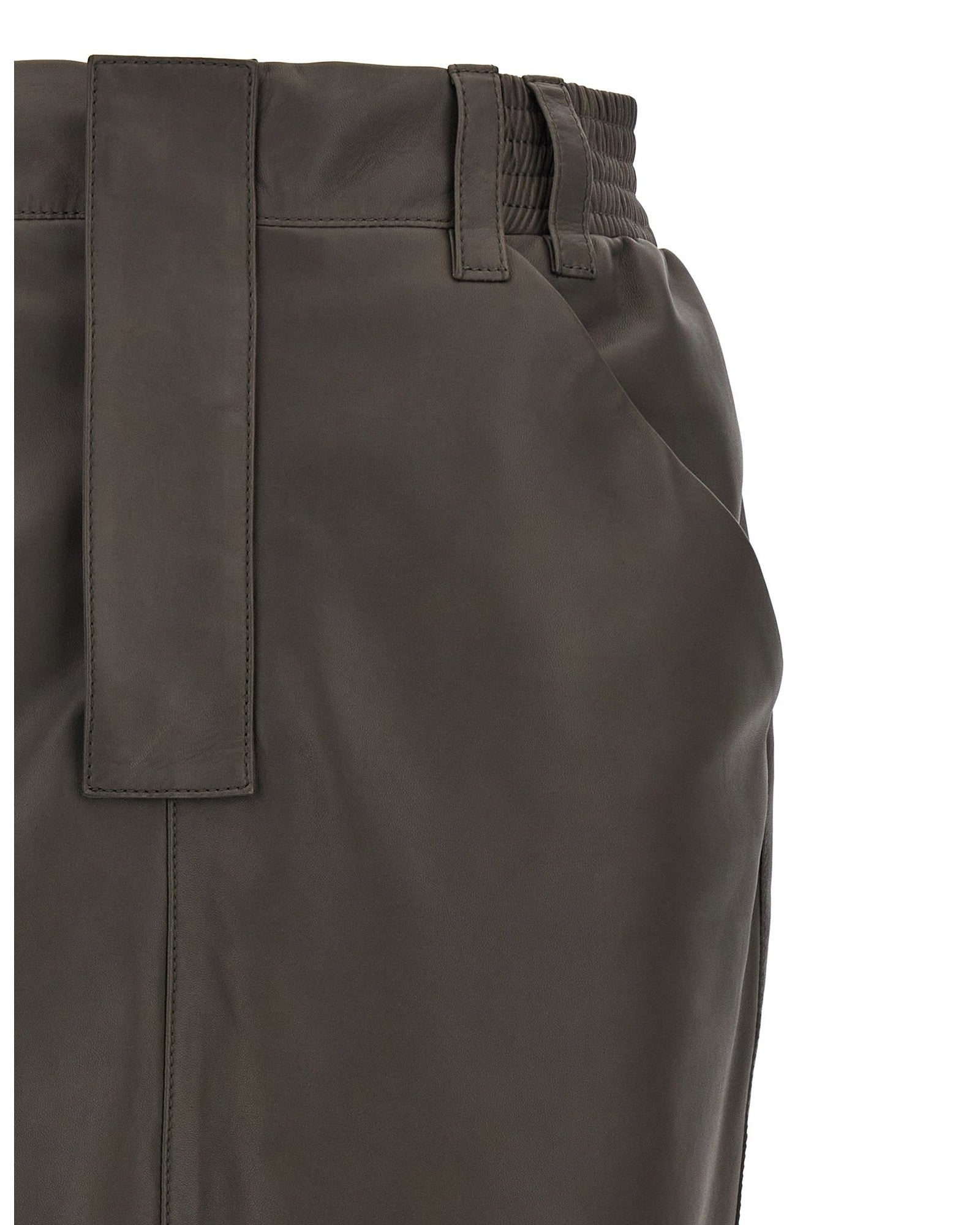 Saint Laurent Leather Skirt Glam Steals