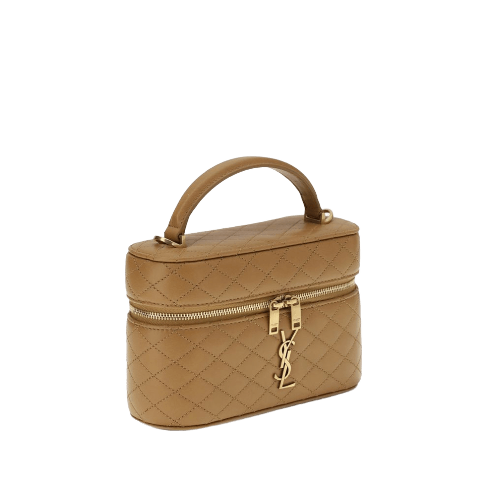 Saint Laurent Leather Vanity Gaby Handbag Glam Steals