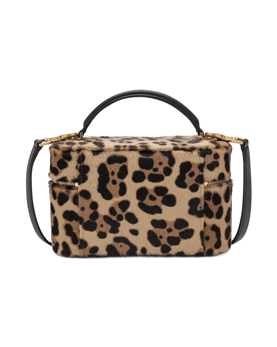 Saint Laurent Leopard-print pony leather GABY Vanity bag Glam Steals