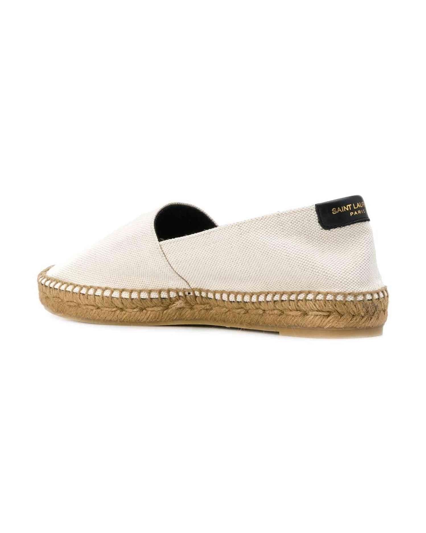 Saint Laurent Logo Embroidered Espadrilles Glam Steals