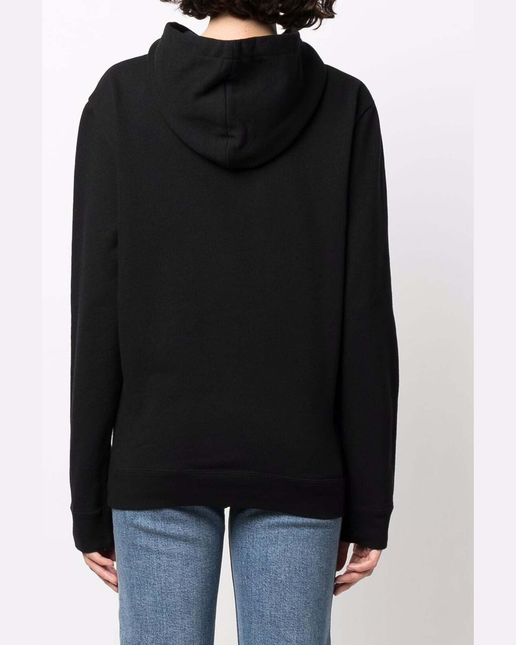 Saint Laurent Logo Print Hoodie Glam Steals