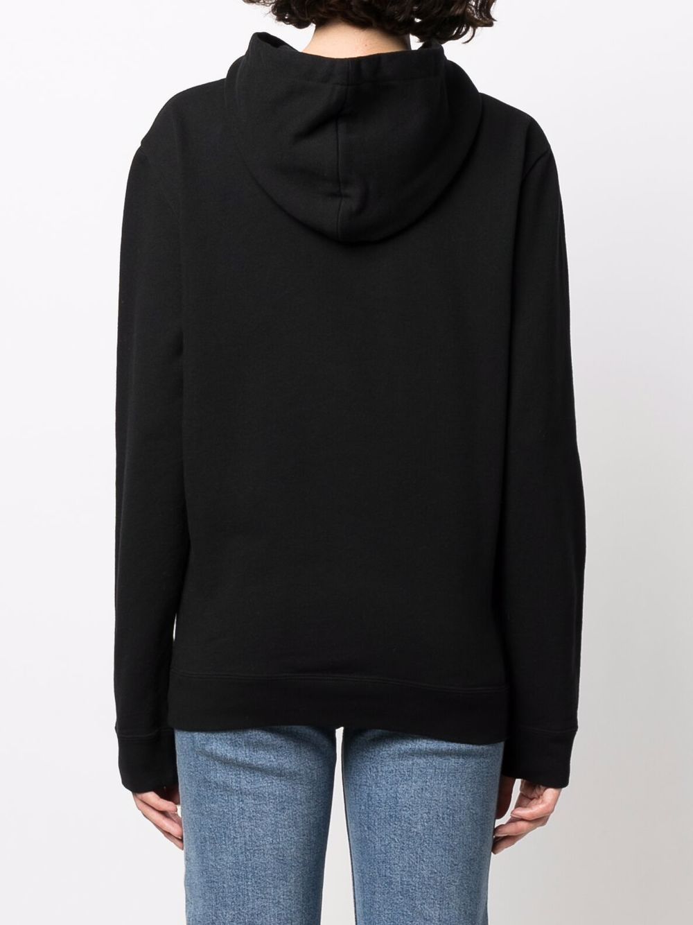 Saint Laurent Logo Print Hoodie Glam Steals