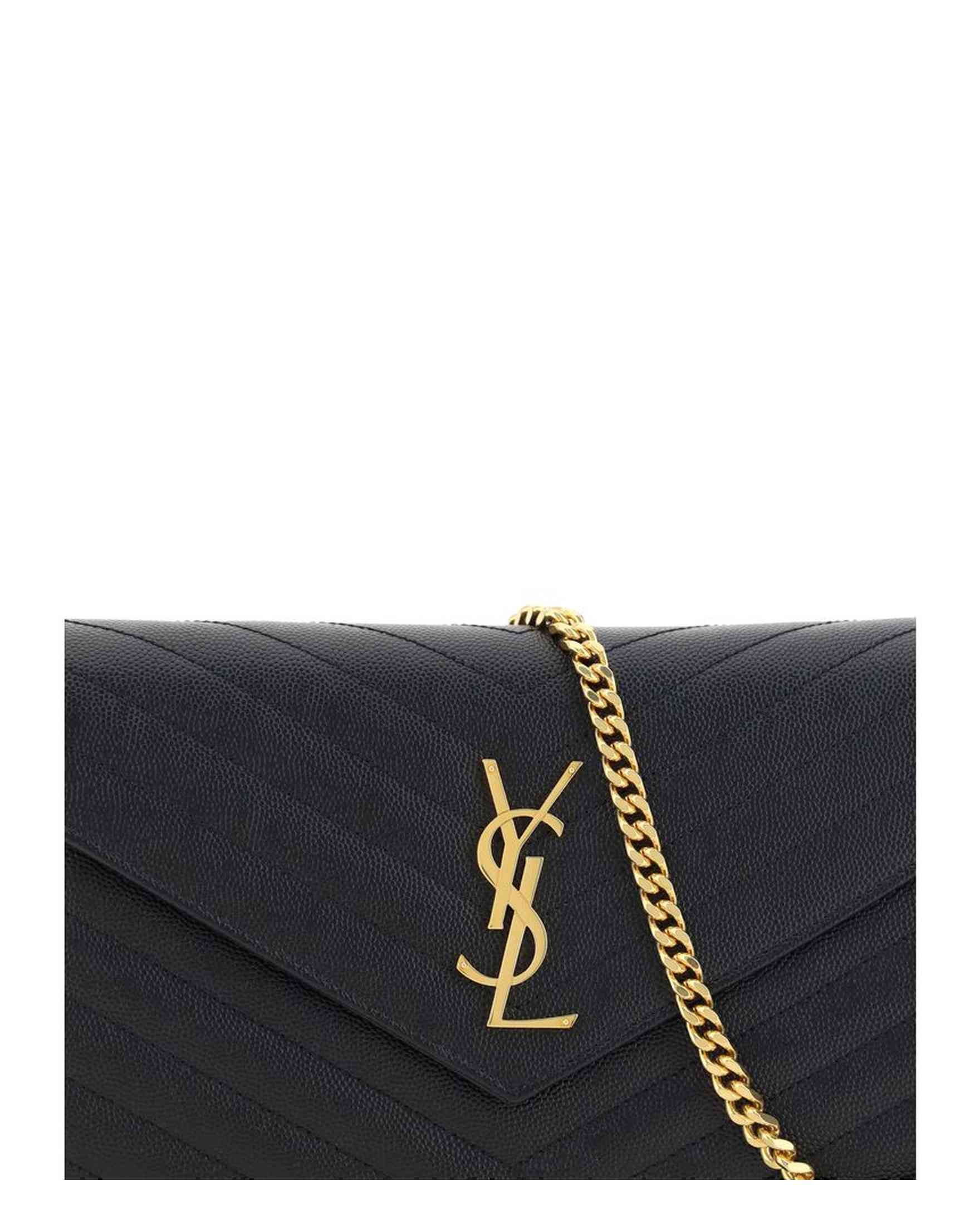 Saint Laurent Logoed Shoulder Bag Glam Steals