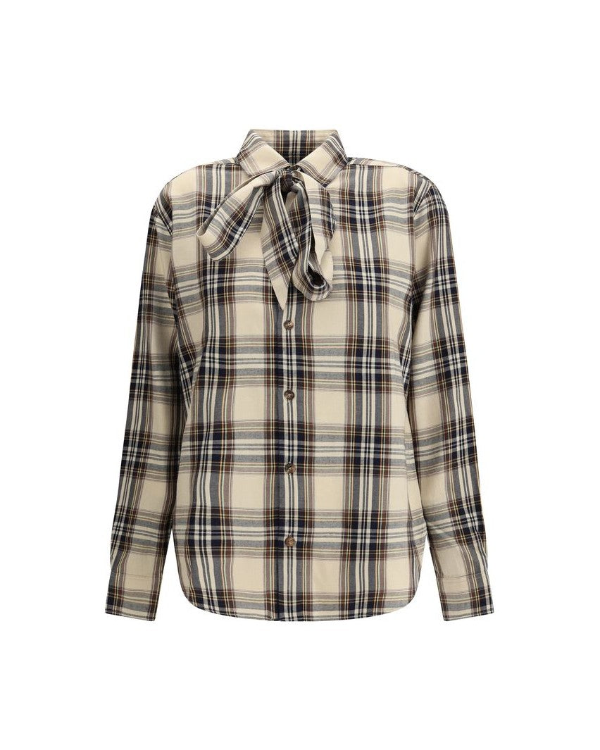 Saint Laurent Multicolor Cotton Pattern Shirt Glam Steals