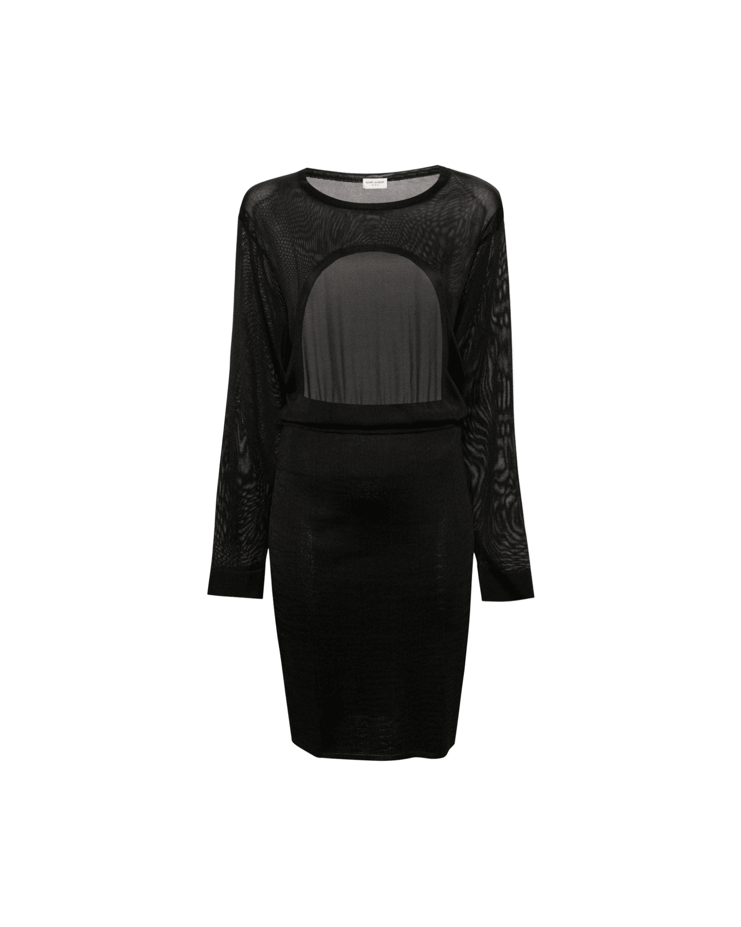 Saint Laurent Open Back Knitted Dress Glam Steals