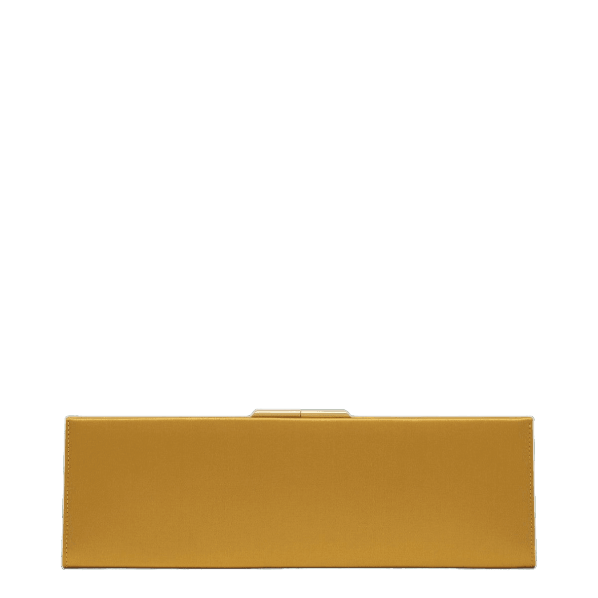 Saint Laurent Orange Satin Midnight Clutch Large Glam Steals