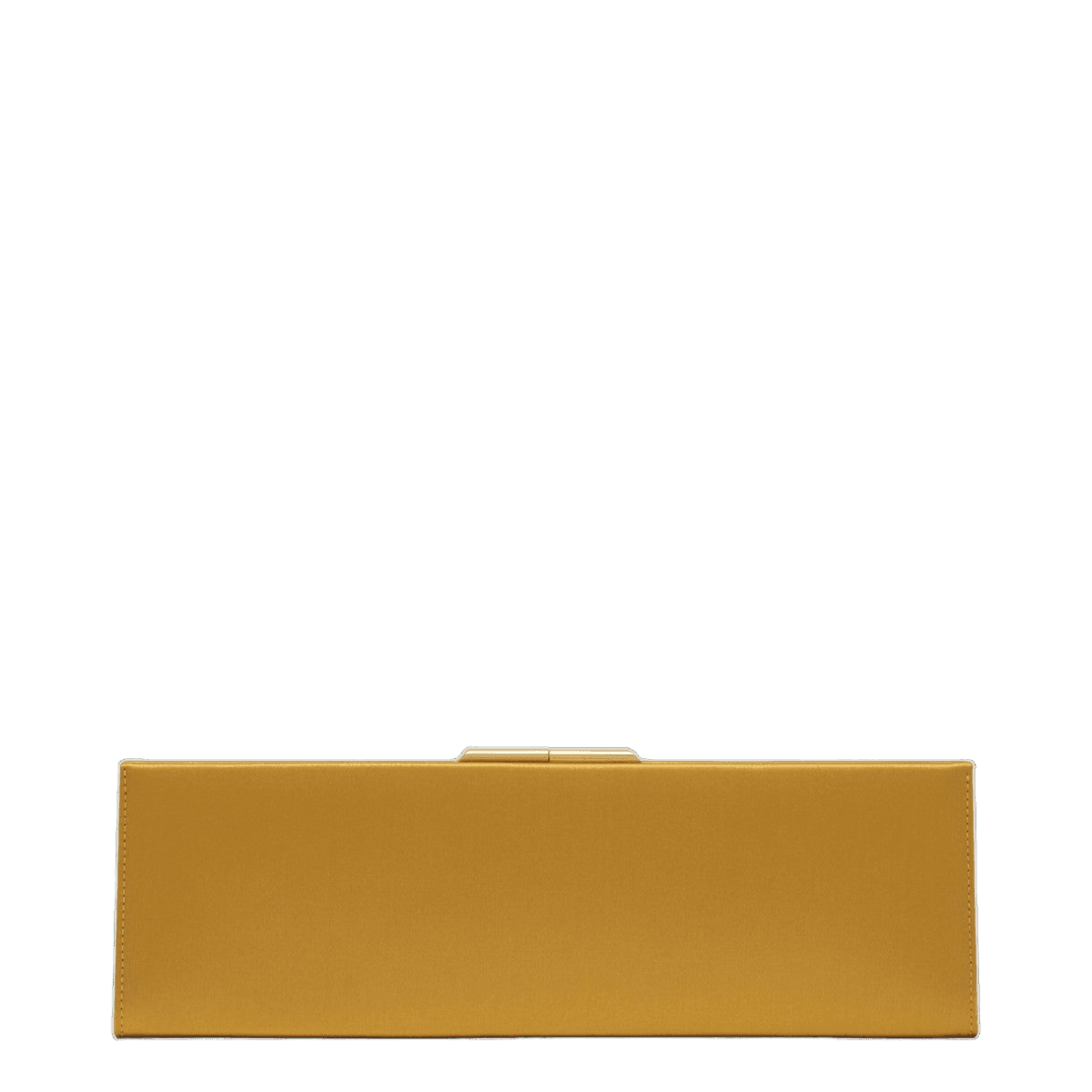 Saint Laurent Orange Satin Midnight Clutch Large Glam Steals