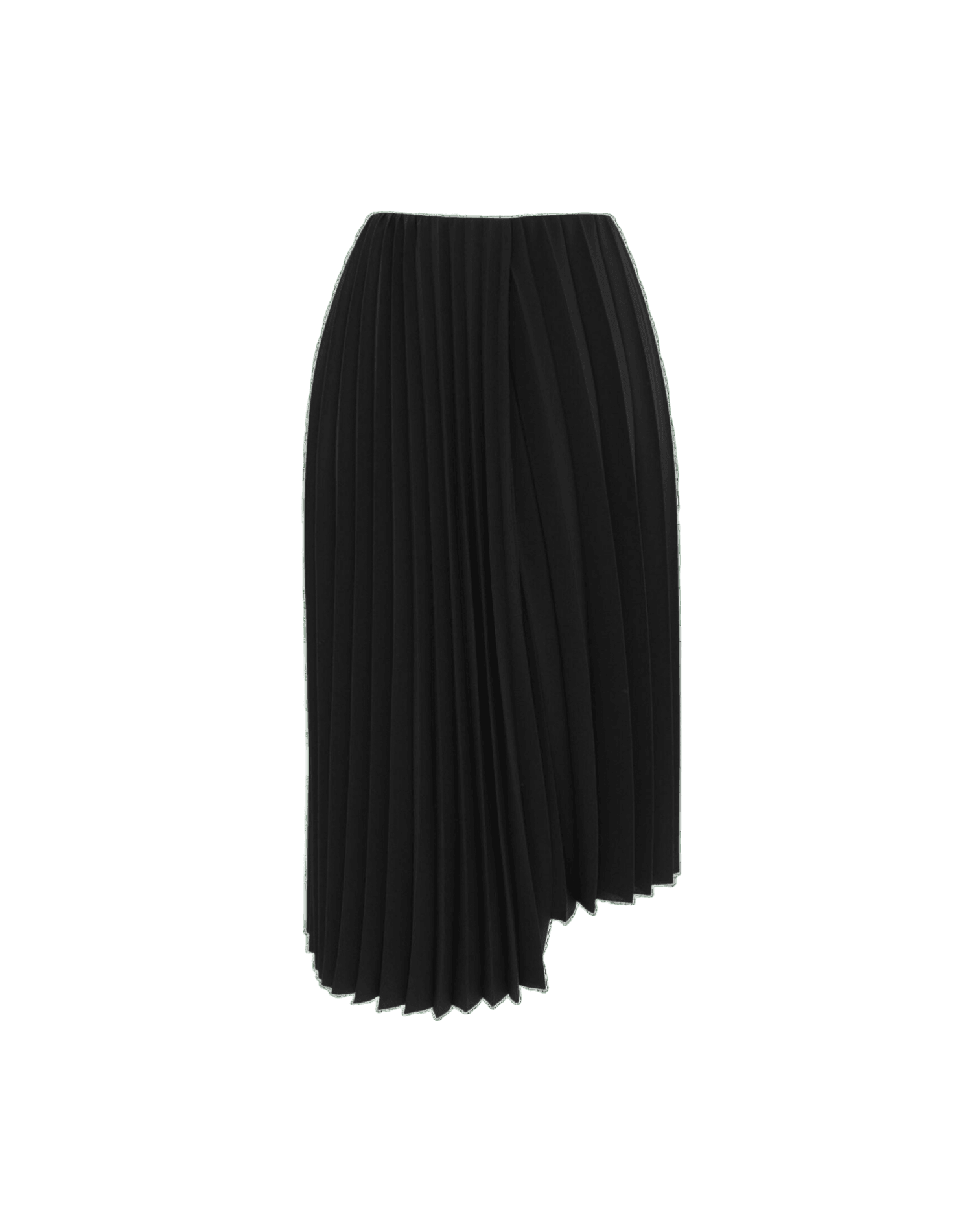 Saint Laurent Pleated Midi Skirt Glam Steals