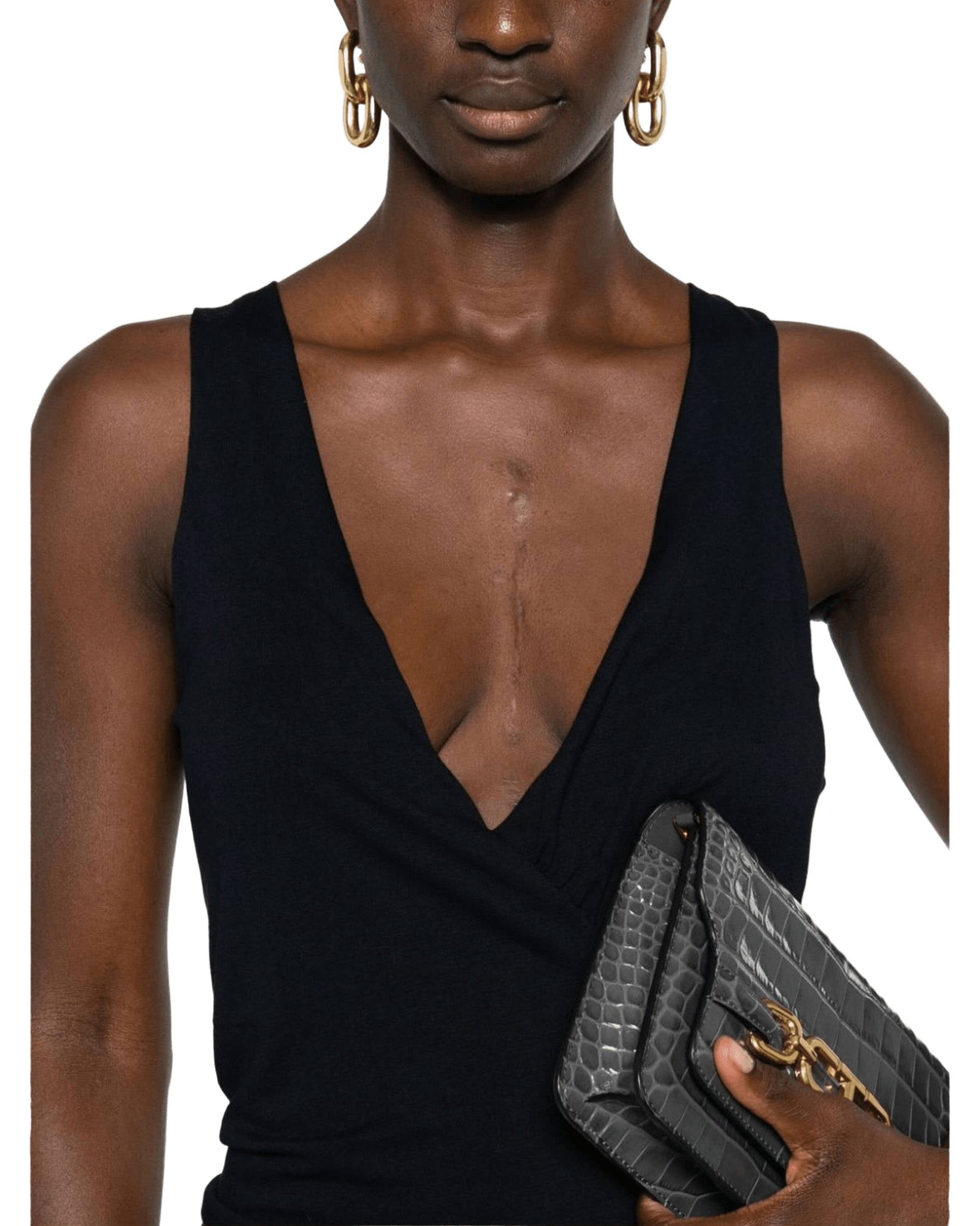 Saint Laurent Ruched V Neck Mini Dress Glam Steals