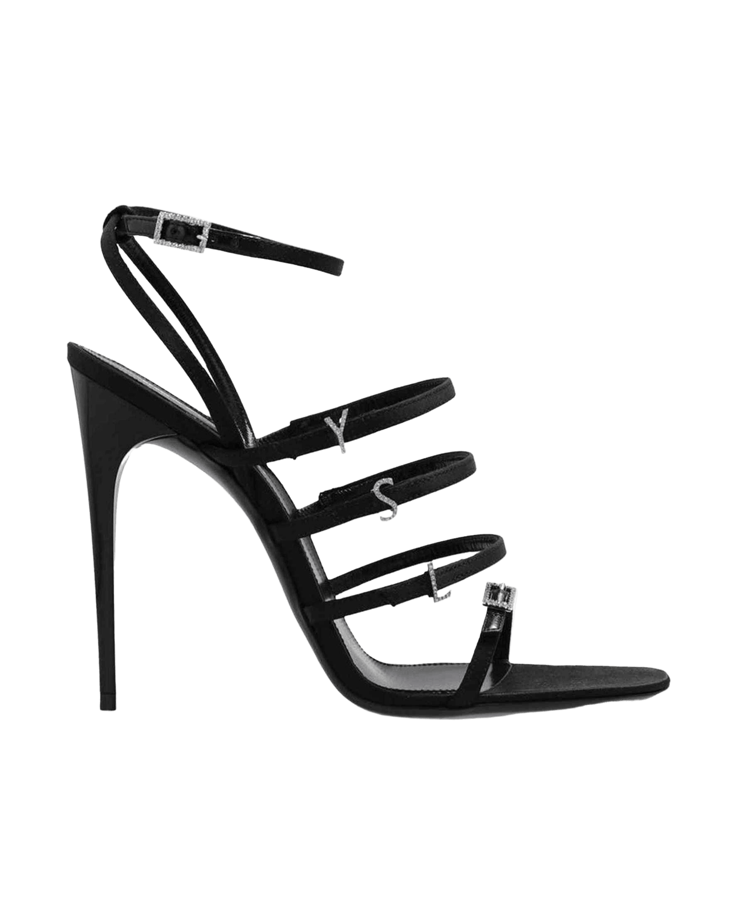 Saint Laurent Satin Jerry Sandals Glam Steals