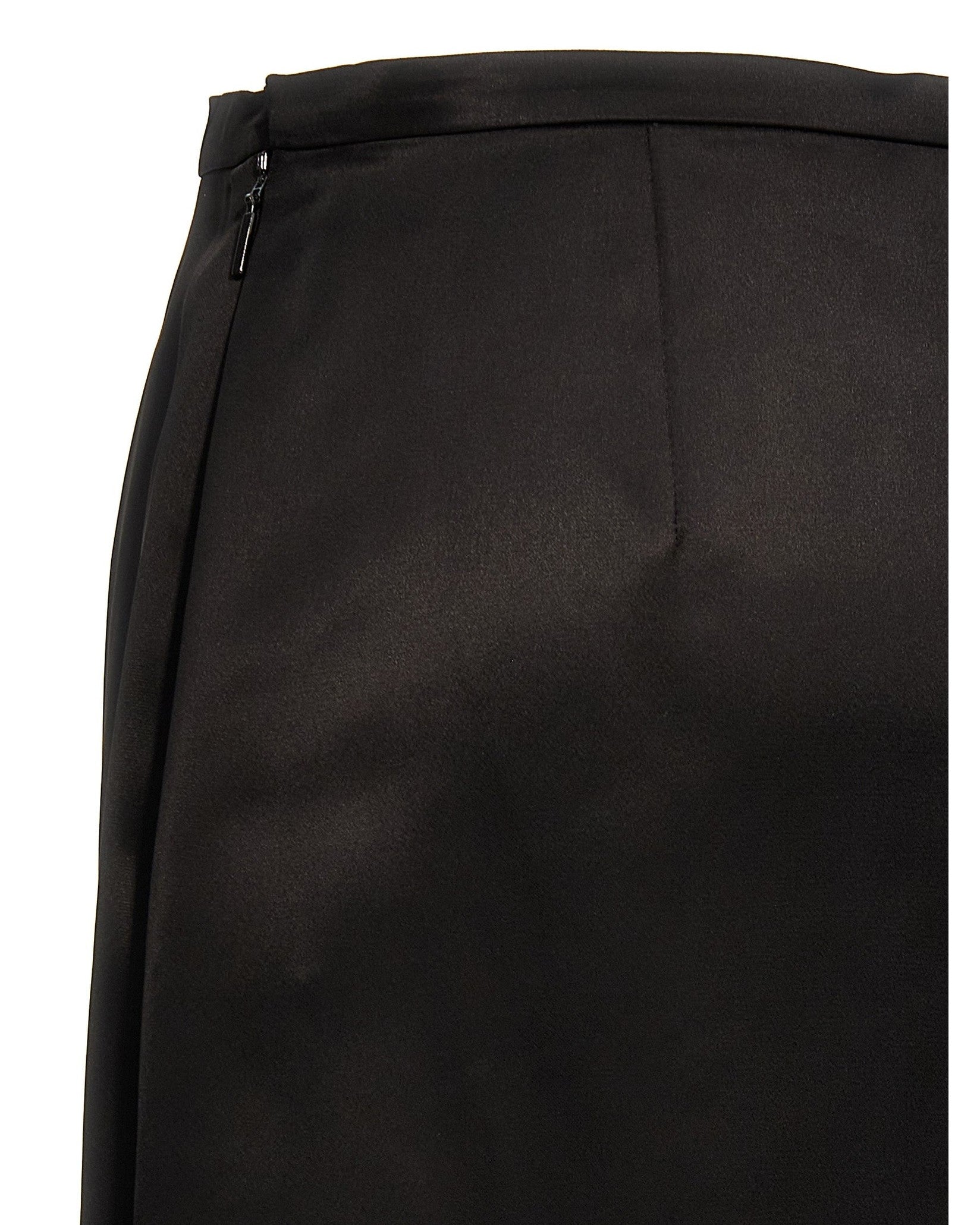 Saint Laurent Satin Skirt Glam Steals