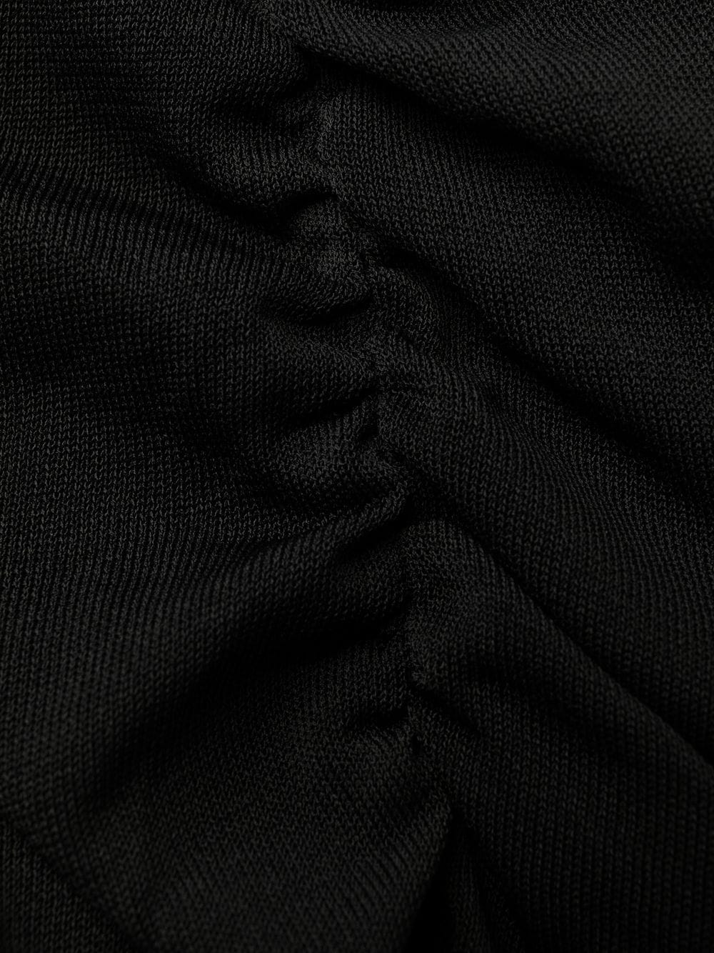 Saint Laurent Semi Sheer One Sleeve Long Dress Glam Steals