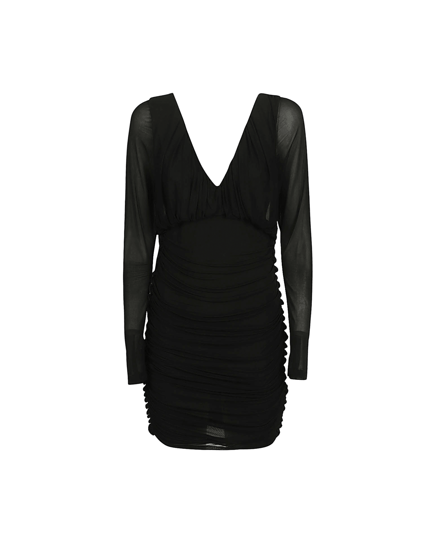 Saint Laurent V-Neck Short Dress Dresses